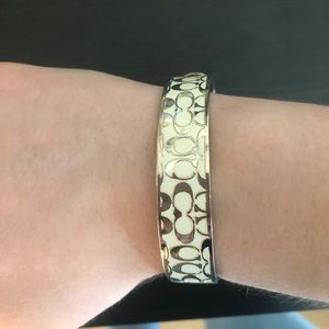 Coach Hinged Bangle